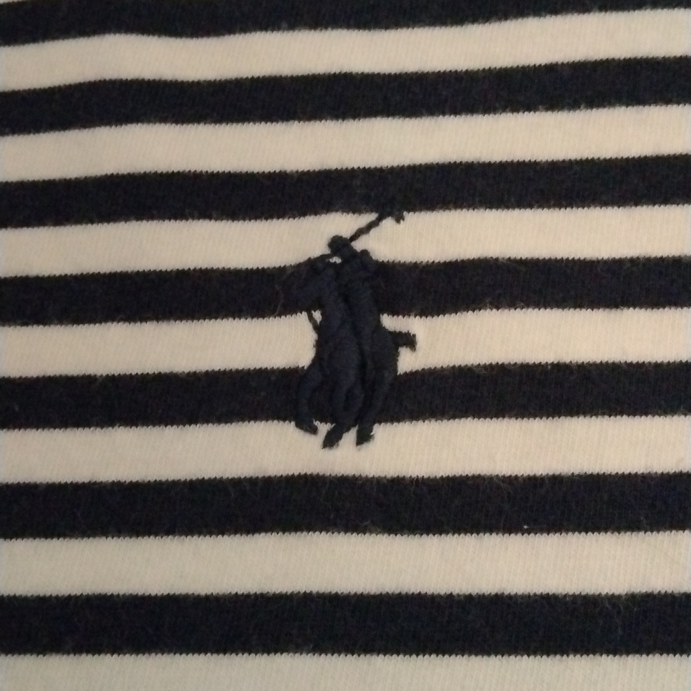 Polo Ralph Lauren Custom Slim Fit Tee Shirt Sz. LG Blue Label - Picture 9 of 9